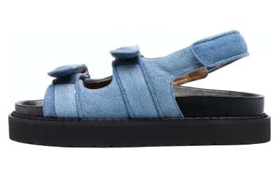 ISABEL MARANT Madee Denim Slingback Sandals