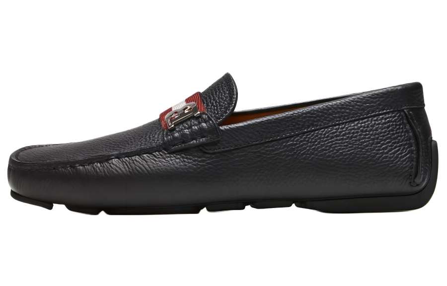 BALLY BALLY Cow Leather Loafers Men's Black