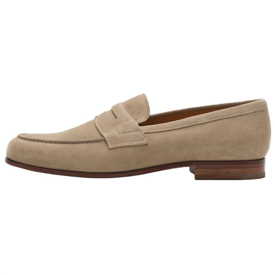 CHURCH'S Heswall 2 Suede Loafers Men's Beige