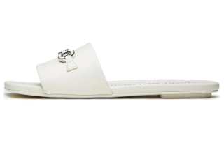 Stuart Weitzman/SW Slide Slippers Women's Beige
