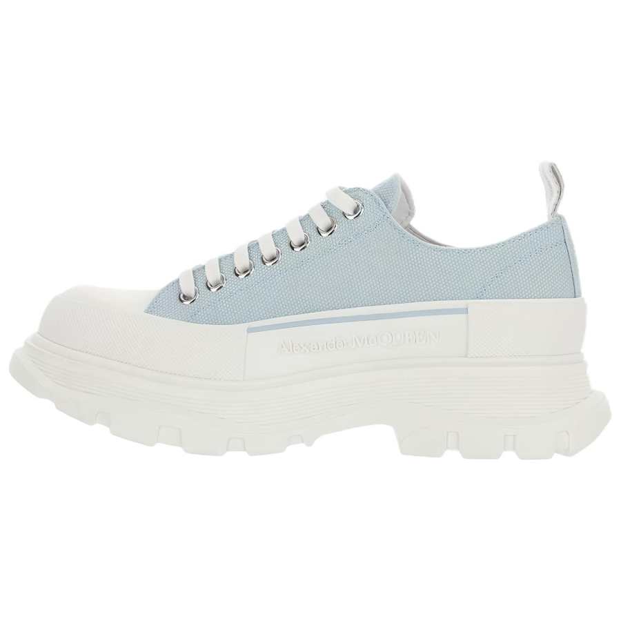 Alexander McQueen Alexander McQueen Tread Slick Low Lace Up Light Blue White
