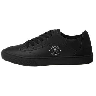 HERMES Get Epsom Low top Skateboard Shoes Men's Black