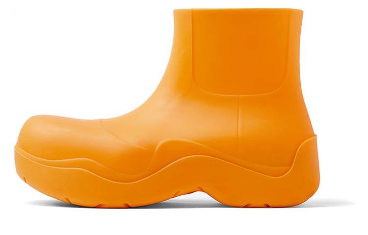Bottega Veneta Puddle Ankle Boot Tangerine Women's