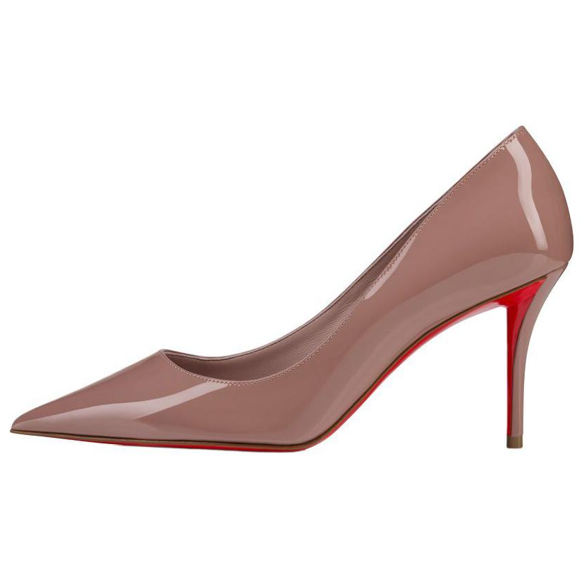 Christian Louboutin Miss Z 80mm Pump Vintage Rose Patent Calf Leather Women's