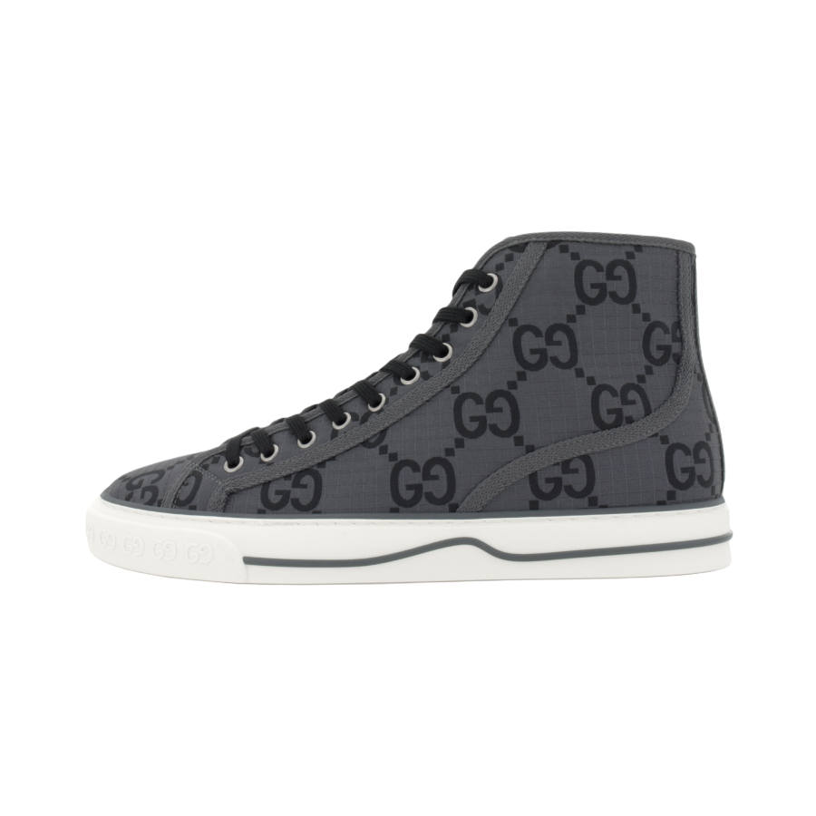 Gucci Tennis 1977 High 'GG Monogram - Grey Black'