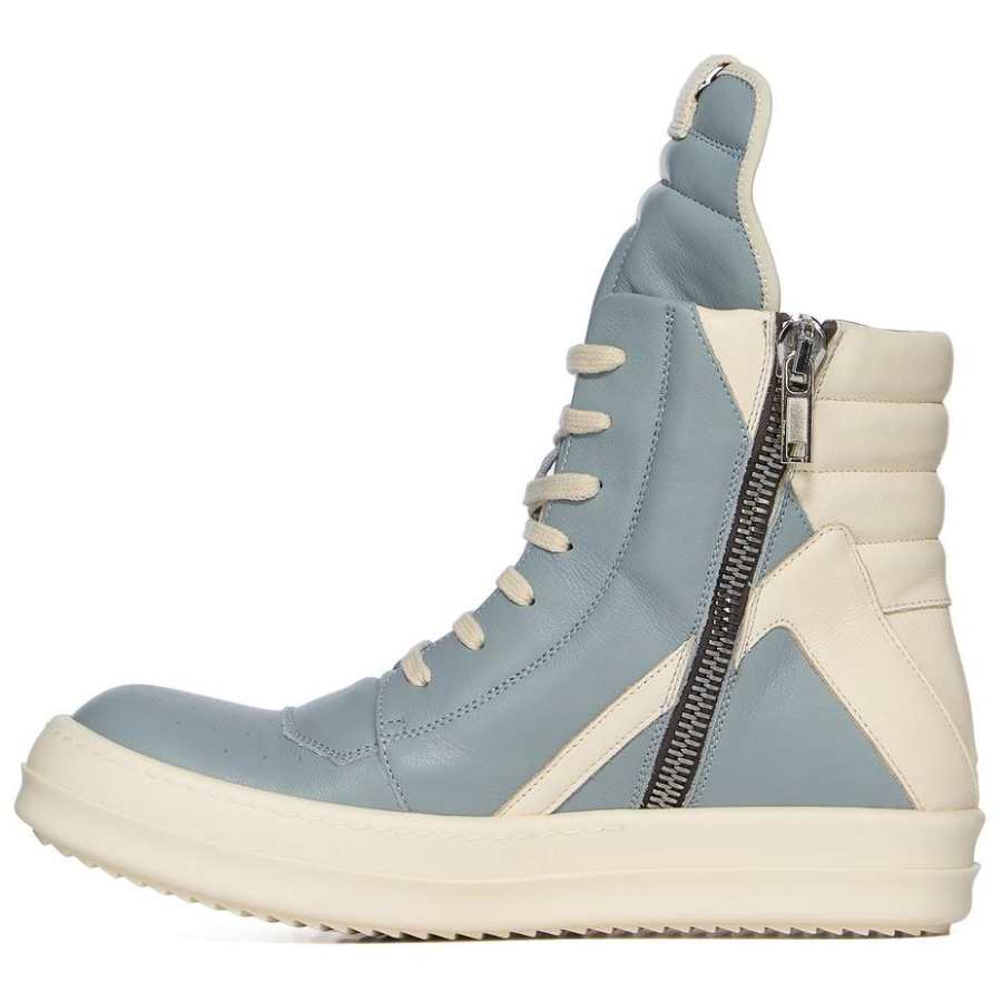 RICK OWENS RICK OWENS/RO Geobasket High top Skateboard Shoes Women's Light Blue