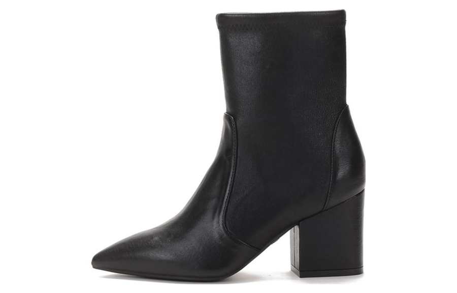 Stuart Weitzman Stuart Weitzman/SW Leather Ankle Boots Women's Black