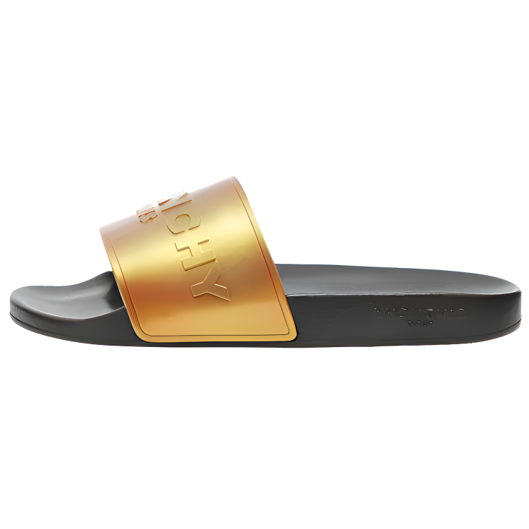 Givenchy Givenchy Slide Slippers Men's Gold