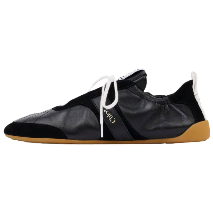 Chloé Chloé embossed kick lace-up sneakers Women's