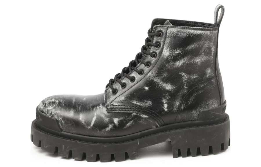 Balenciaga Balenciaga Distressed Effect Strike Boots