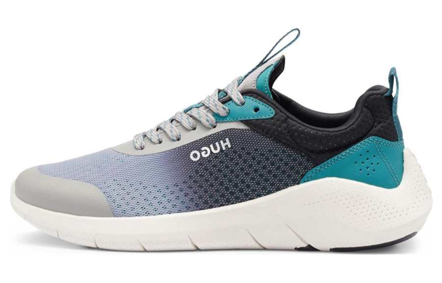 HUGO BOSS Leather Cushioning Abrasion Resistant Cushioning, Wear Resistant Low top Casual Shoes Men's