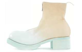 GUIDI Zip-up Gradient Ankle Boots