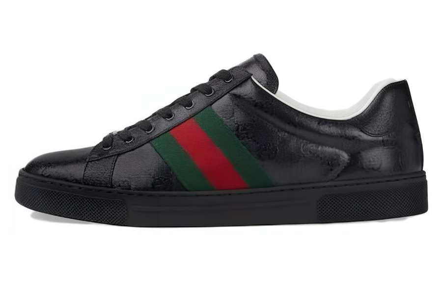 GUCCI Gucci Ace 'GG Crystal Canvas - Black'
