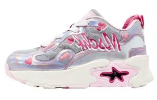 MSCHF Leather Low top Casual Shoes Unisex Pink White