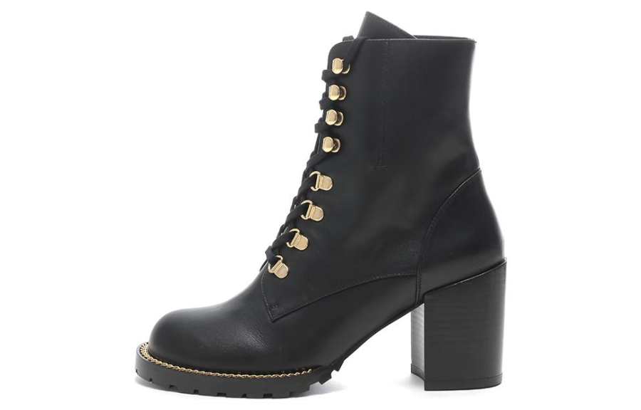 Stuart Weitzman Stuart Weitzman/SW Cow Leather Ankle Boots Women's Black