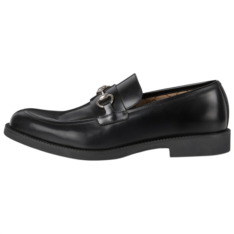 GUCCI Horsebit Loafers Men's Black