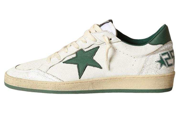 Golden Goose Ball Star Low top Skateboard Shoes Women's White Distressed
