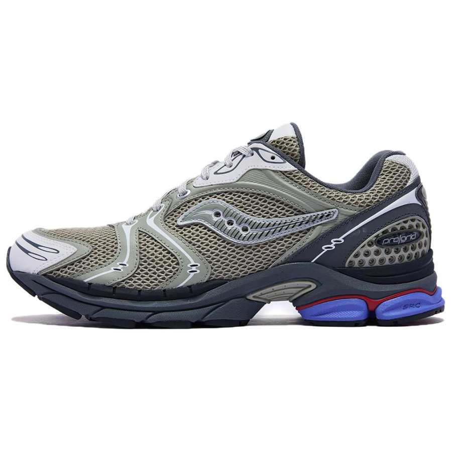 Saucony ProGrid Triumph Victory 4 Comfortable Support Casual Running Shoes Unisex Gray