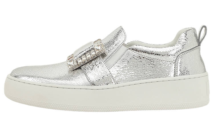 SERGIO ROSSI Skateboard Shoes Women's Silver