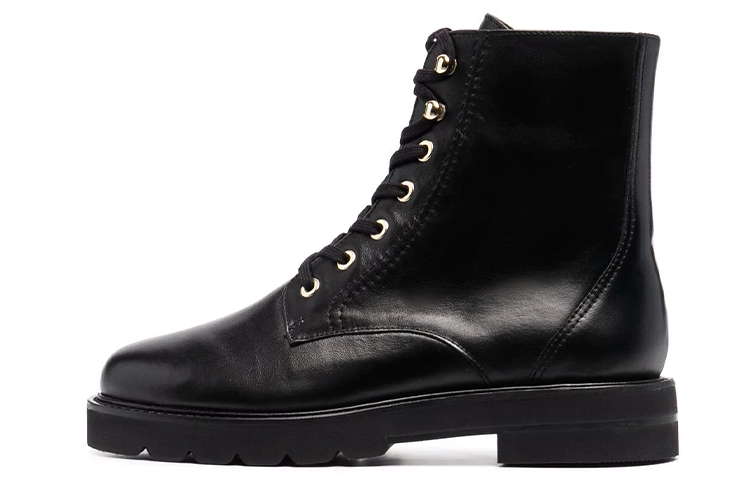 Stuart Weitzman Stuart Weitzman/SW Mila Lift Lace Up Ankle Boots Women's Black