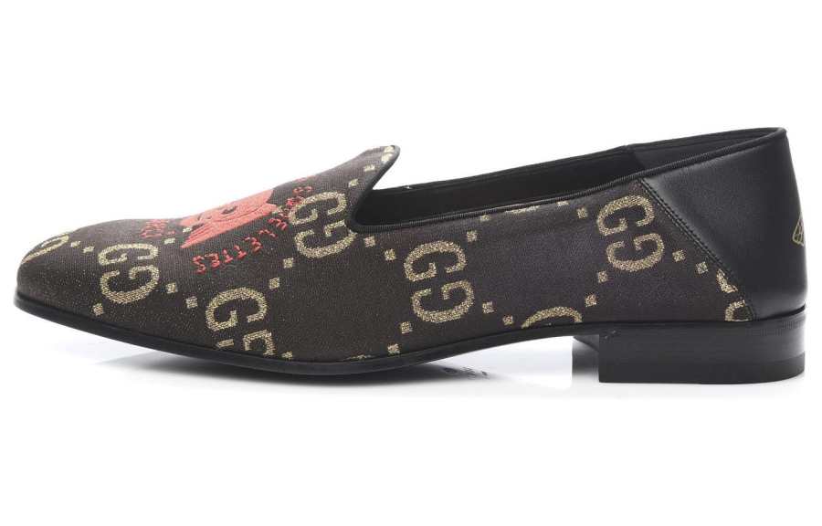 GUCCI GG Casual Shoes Men's Brown