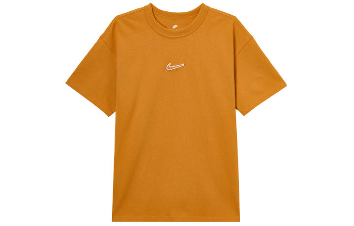Nike Nike T Shirts Men's Orange Crew Neck Moderate