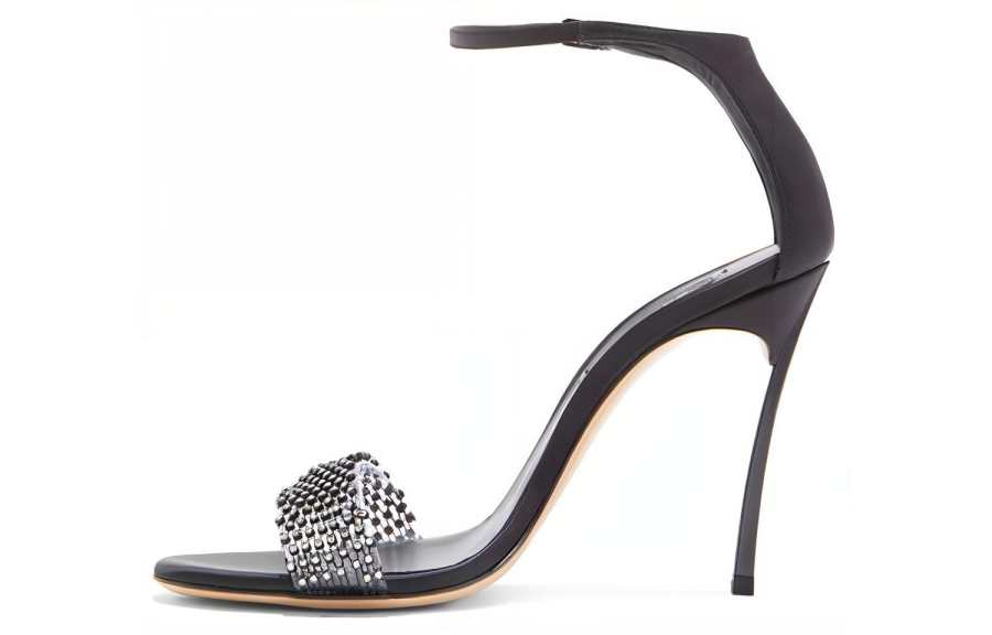 Casadei Blade Twenties Crystal Heeled Sandals Women's