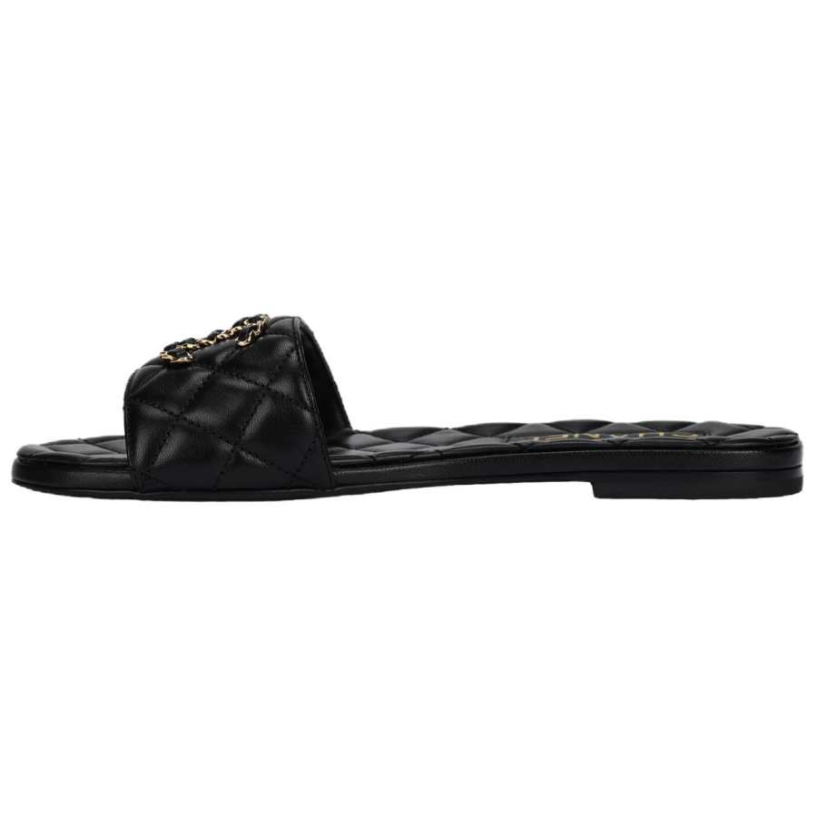 CHANEL CHANEL Slide Slippers Women's Black