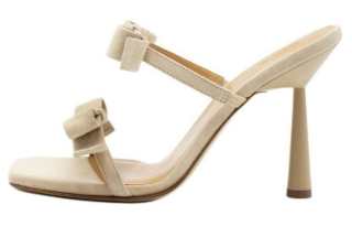 GIA BORGHINI Slide Slippers Women's Beige