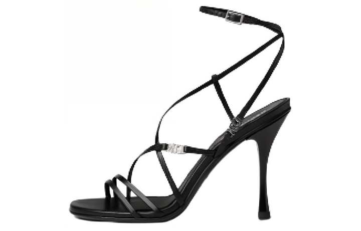 DSQUARED 2 DSQUARED 2 Leather One Strap Sandals Women's Black