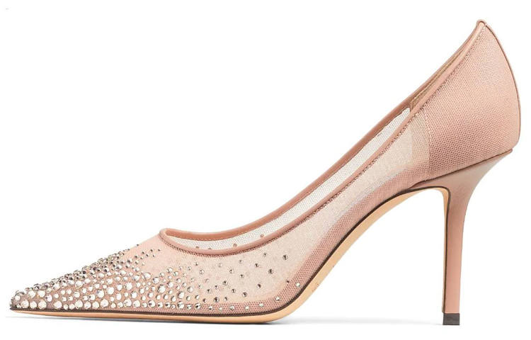 Jimmy Choo Love 85mm Crystal-embellished Pumps