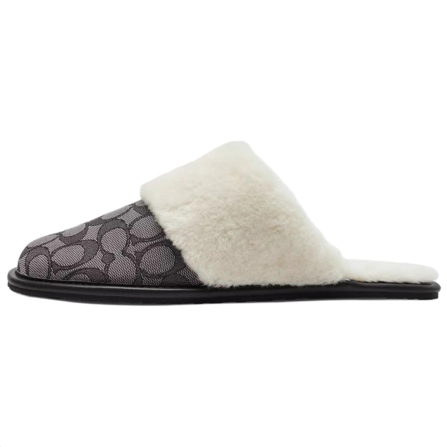 COACH Closed Toe Slippers Women's Coal Black