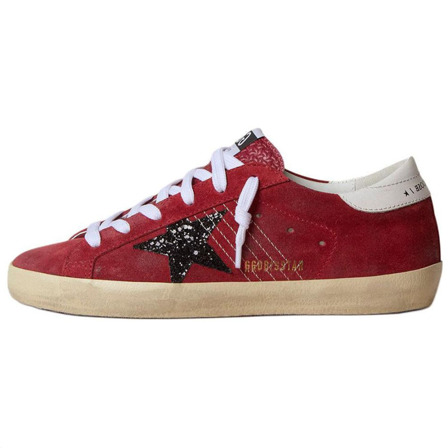 Golden Goose Super Star Low top Skateboard Shoes Women's Red