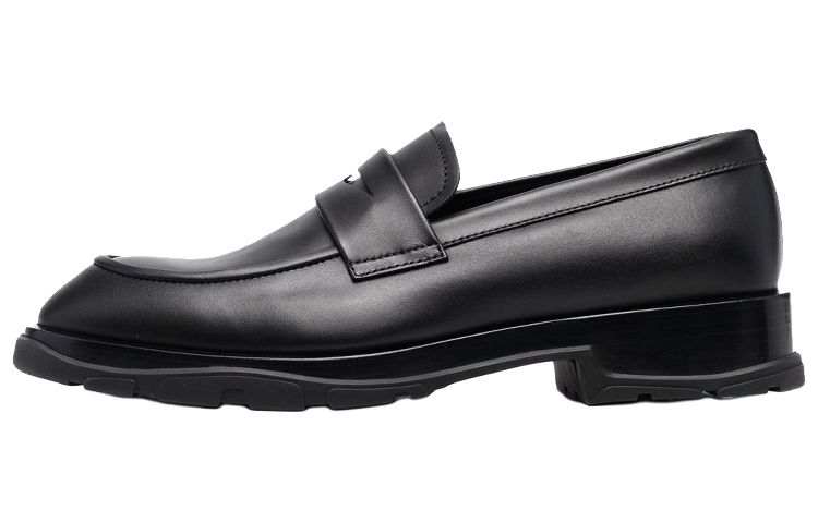 Alexander McQueen Loafers Men's Casual Shoes Men's Black