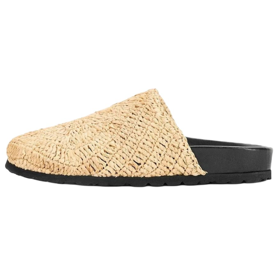 Staud Closed Toe Slippers Women's Light Brown