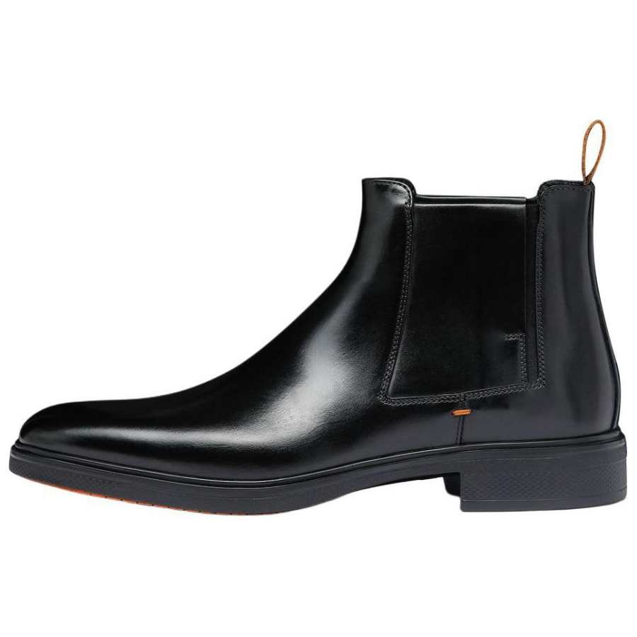 Santoni Easy Almond Toe Ankle Boots