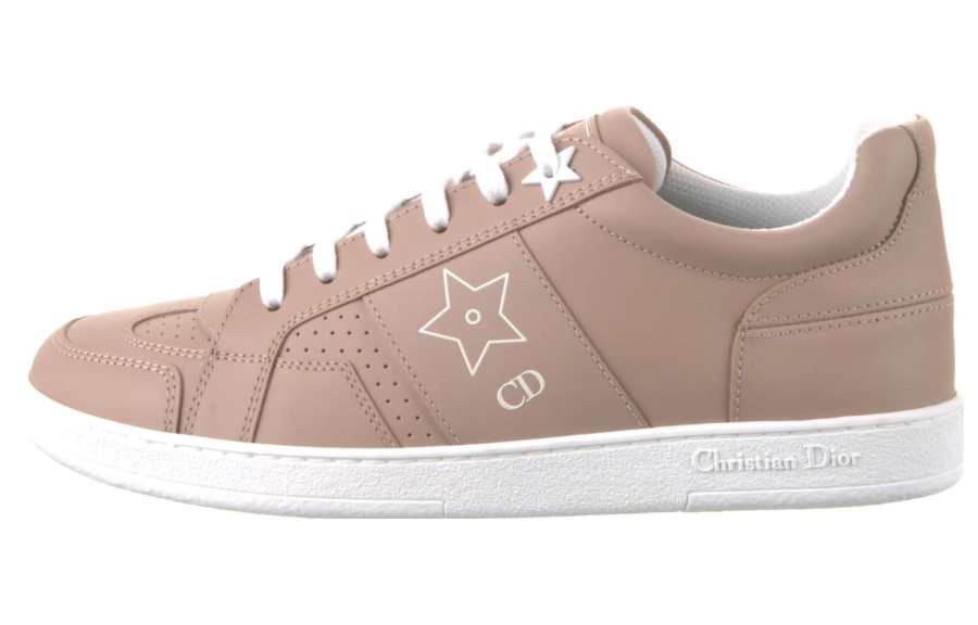 DIOR Star Low top Stylish Skateboarding Shoes Women's Nude
