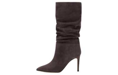 Paris Texas Leather Knee high Boots 8.5cm Women's Umber