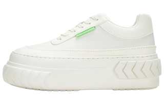 Both Fabric Minimalist Fashion Low top Skateboard Shoes Women's White