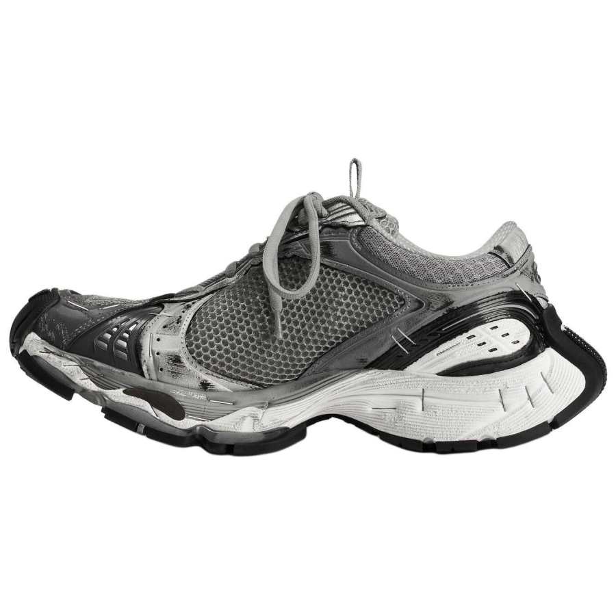 Balenciaga Stapler Panelled Lace-Up Sneakers Women's