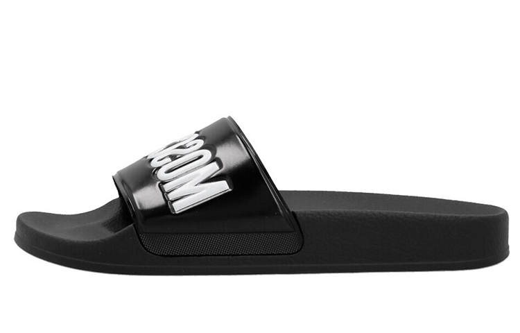 MOSCHINO Slide Slippers Women's Black