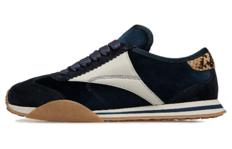 BALLY Leather Low top Casual Shoes Women's Blue