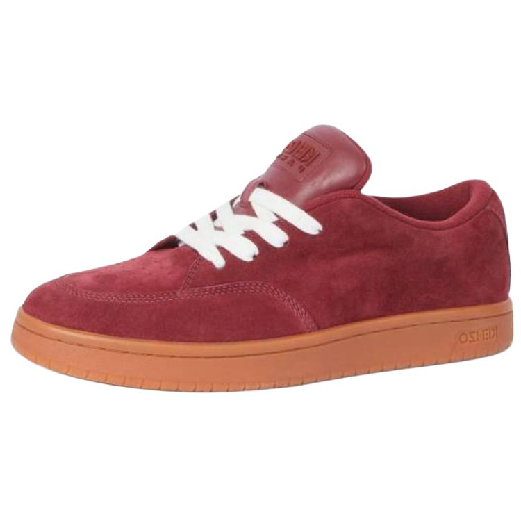KENZO Dome Suede Low top Skateboard Shoes Men's Red