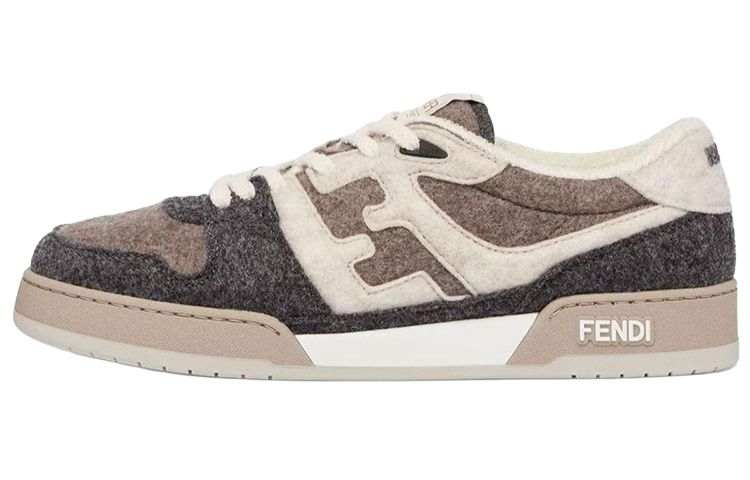 FENDI Match Cushioning Abrasion Resistant Cushioning, Wear Resistant Low top Skateboard Shoes Men's Brown
