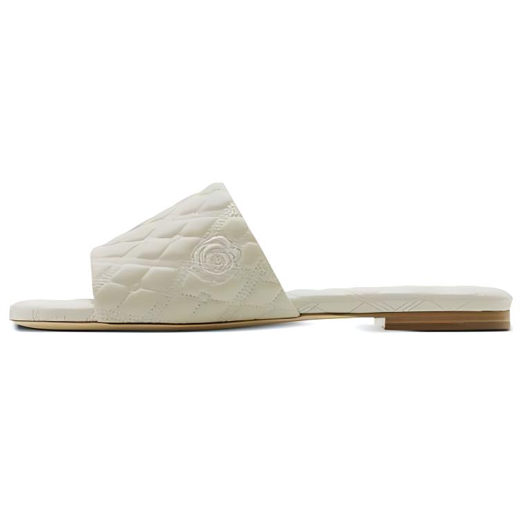 Burberry Slide Slippers Women's White