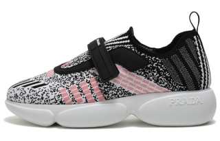 PRADA Cloudbust Fabric Breathable Low top Sports Casual Shoes Women's Pink White