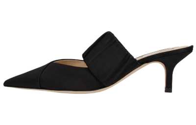 Repetto Rubber Sole Closed Toe Slippers Women's Black