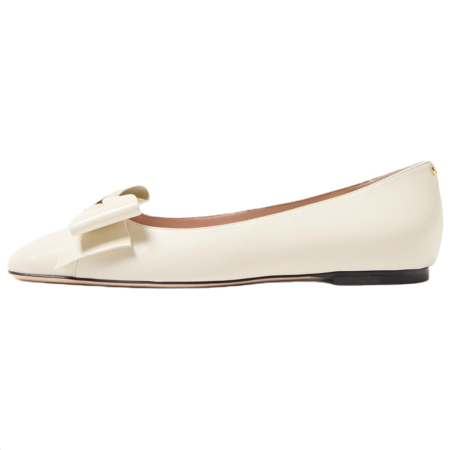 Valentino Garavani Bowow Casual Shoes Women's Ivory White