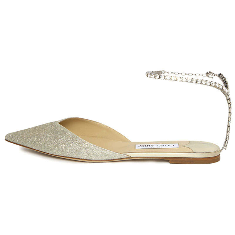 Jimmy Choo Saeda Crystal-embellished Pumps