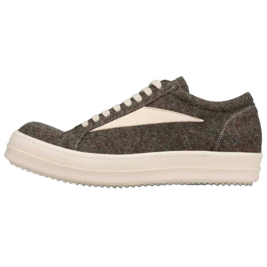 RICK OWENS RICK OWENS/RO CONCORDIANS Suede Low top Skateboard Shoes Men's Gray